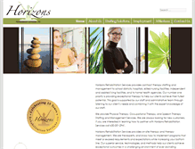 Tablet Screenshot of horizonsrehab.com